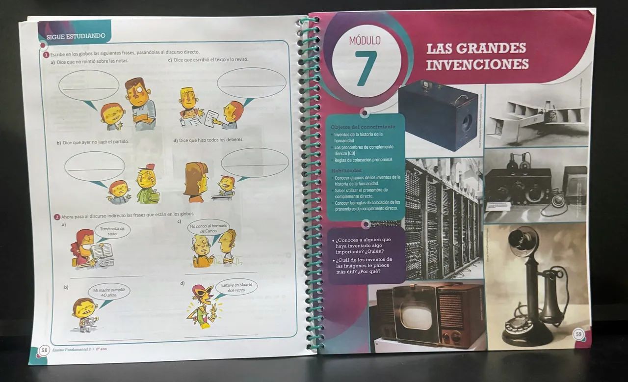 Livro aprender língua espanhola 
