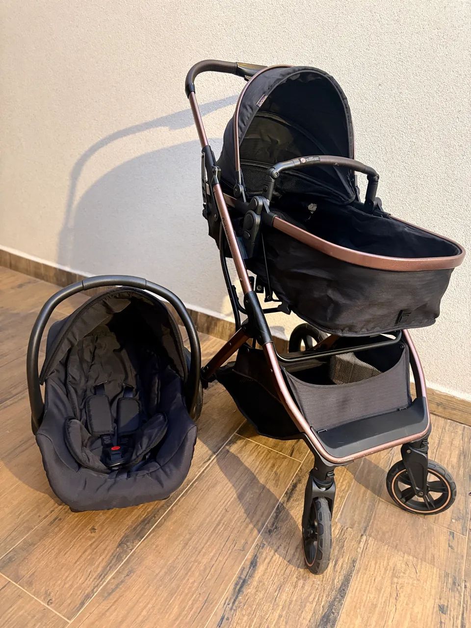 Carrinho de bebê  3em1  - Foto 2