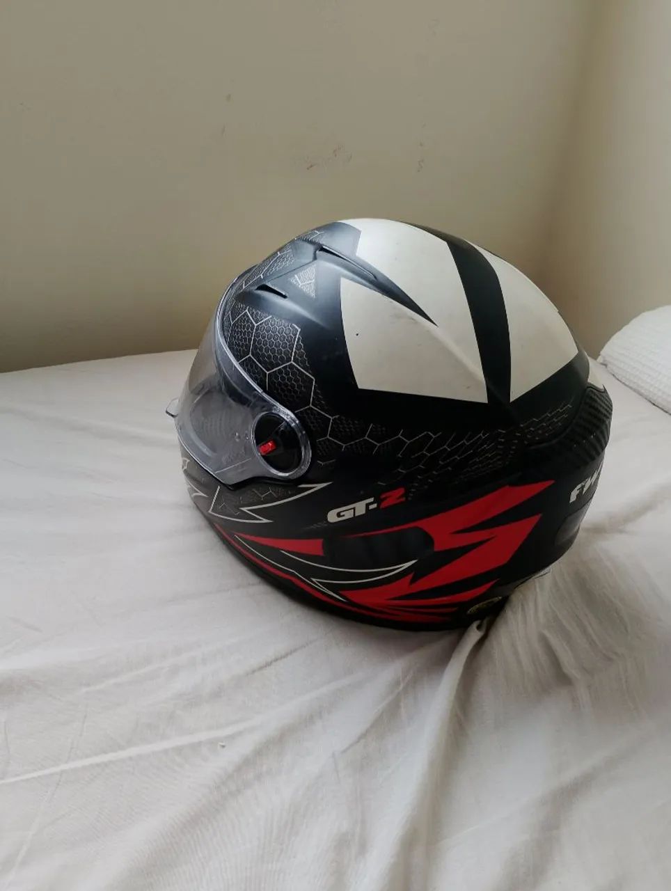 Capacete fw3 usado, em perfeito estado... - Foto 2