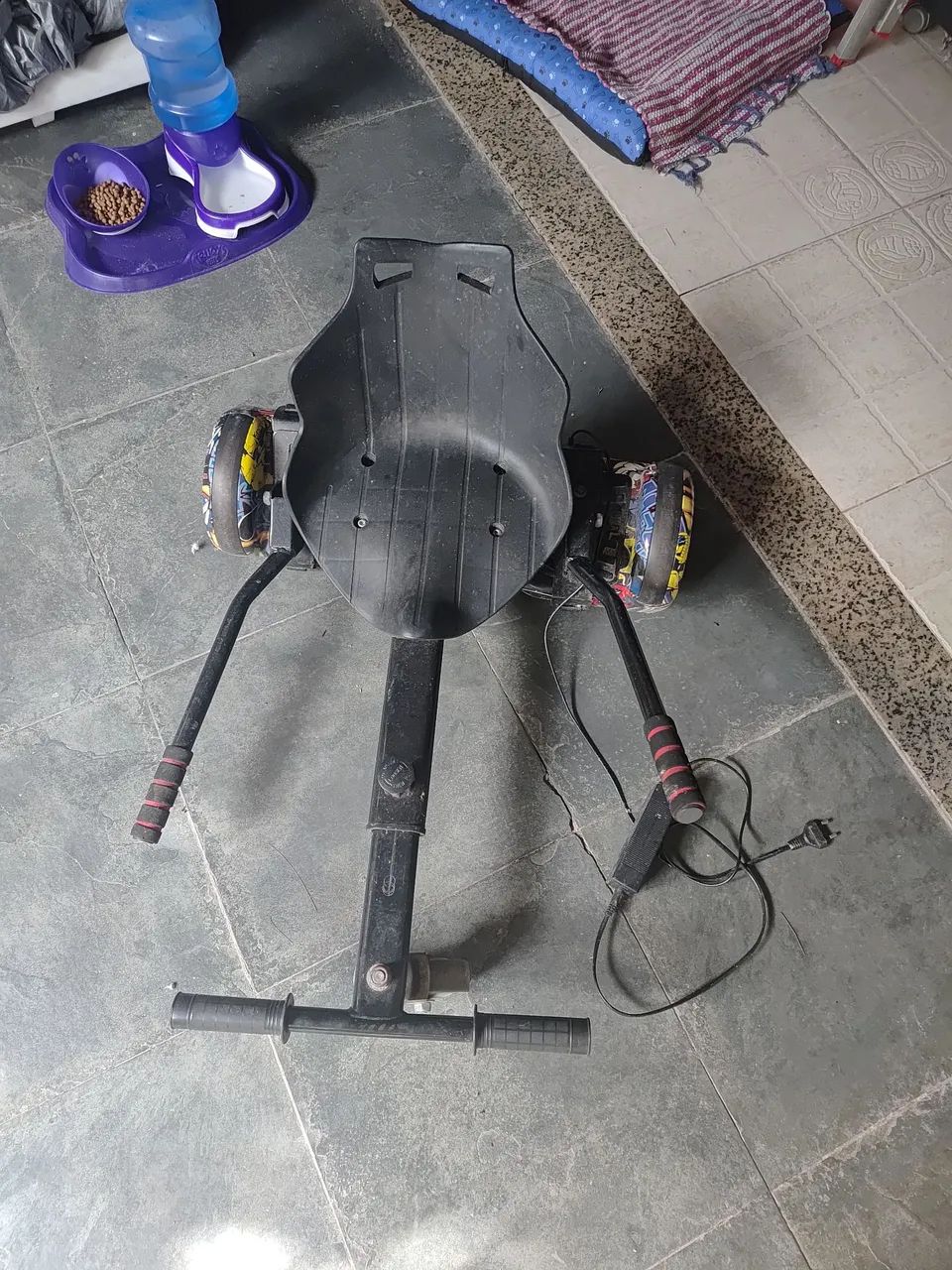 Hoverboard com kart incluso brinquedo 2 em 1