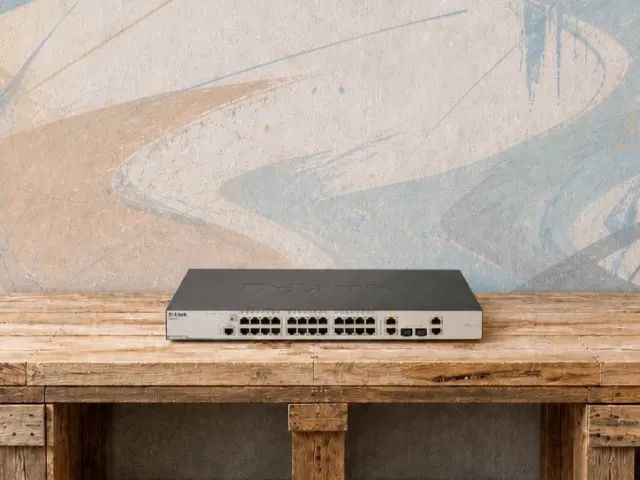 Switch D-Link xStack DES-3200-28P 24 Portas PoE Gerenciável - Foto 2