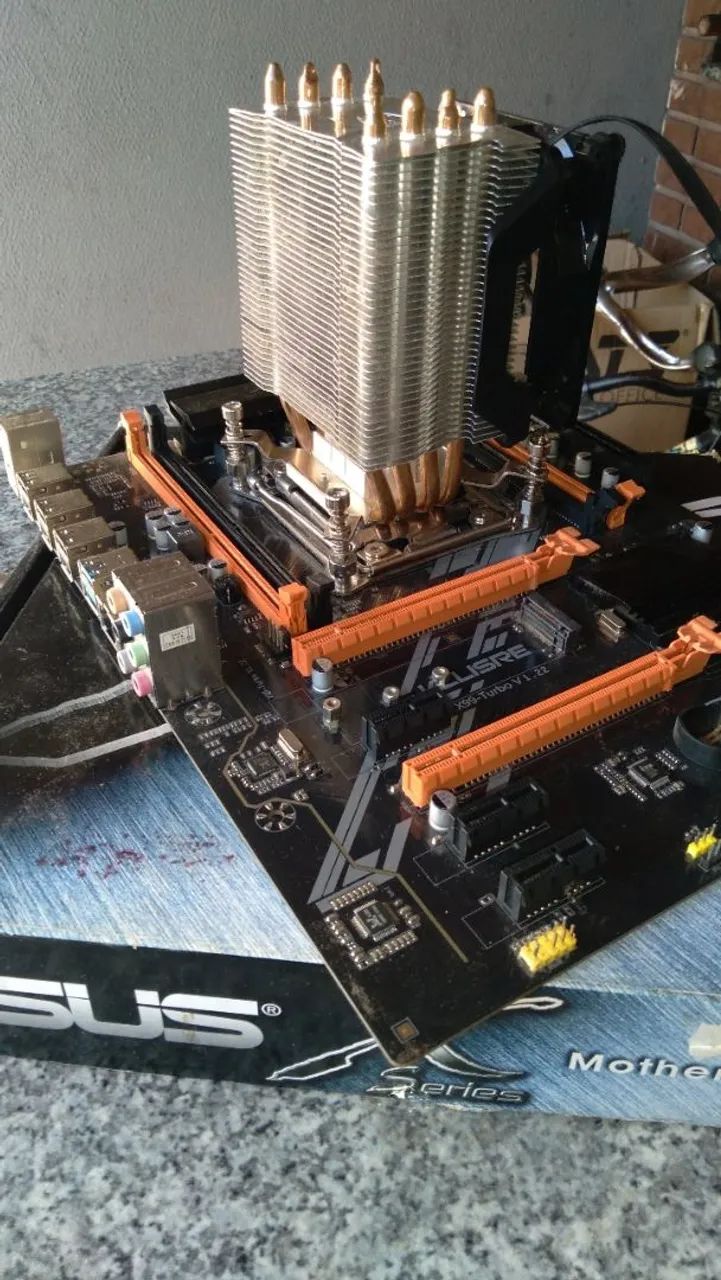 Placa mãe + processador Xeon 2026 v3