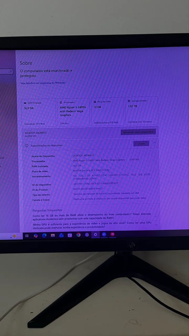 Pc gamer rtx3060 - Foto 3
