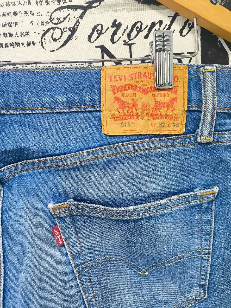 Calça Jeans Levi's 511 Tam 42 Cód 4595 Usado/Original  - Foto 3