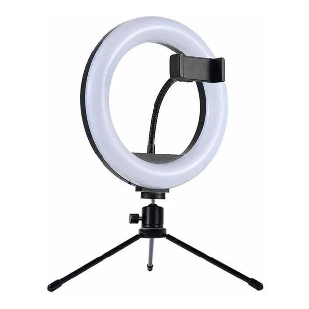 Ring Light de Mesa 8 Polegadas 20cm Com Tripé - Foto 2