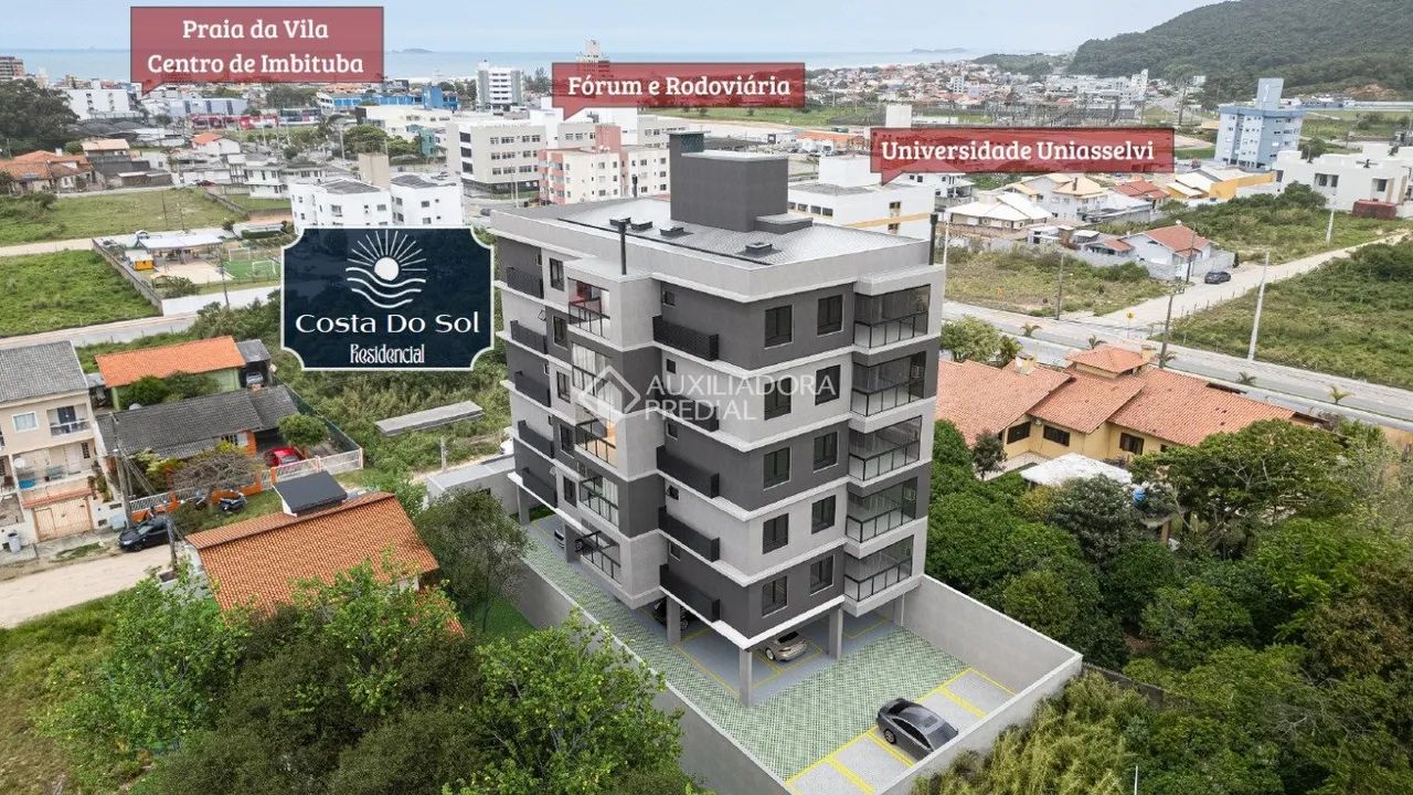 Excelente Apartamento no Centro de Imbituba - Condomínio Exclusivo com Elevador e Garagem 