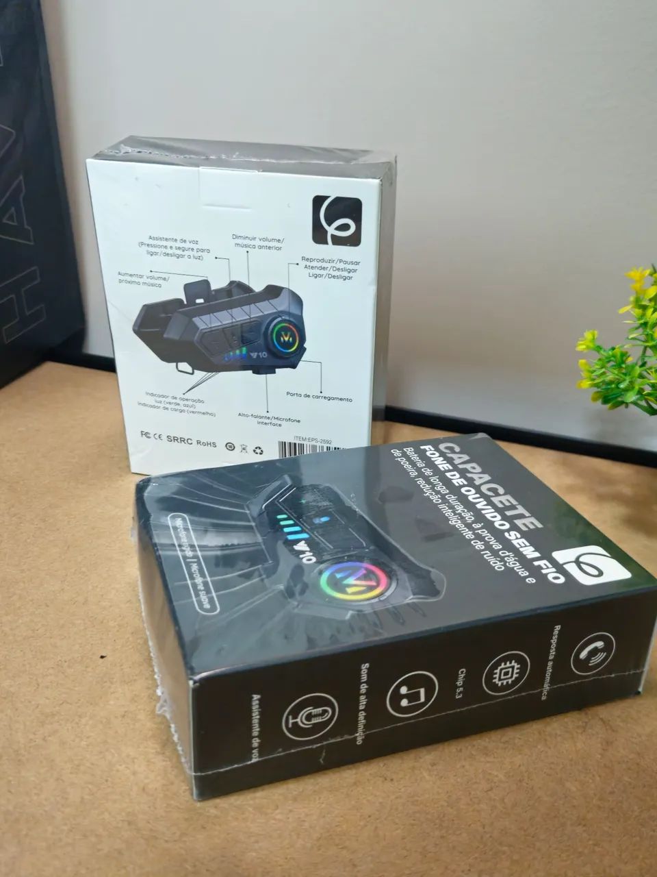 Fone intercomunicador de capacete  - Foto 4