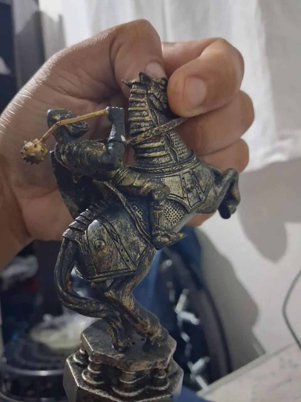 Peça Xadrez Harry Potter Cavaleiro Negro - Foto 2