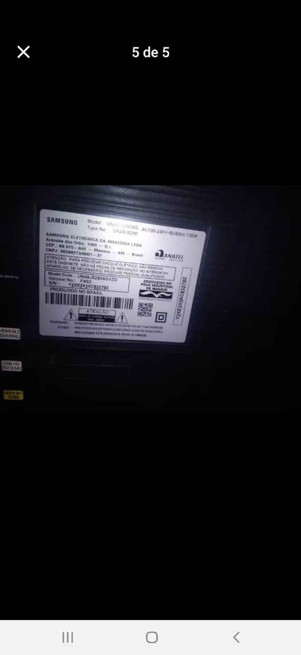 TV Samsung Smart 49" Full HD - Excelente Estado - Foto 3