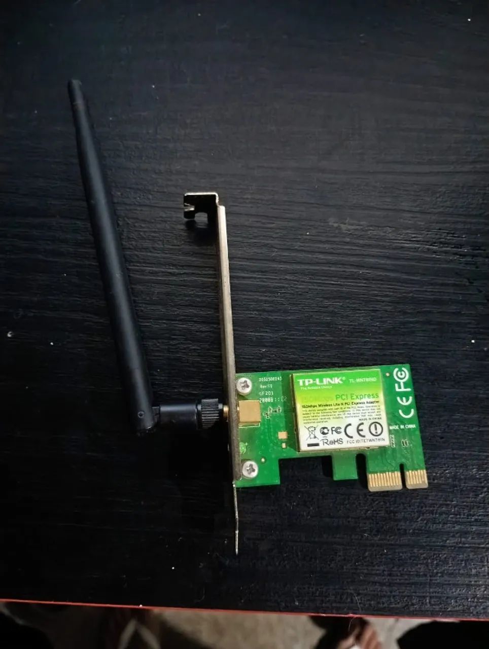 Placa de rede wifi TP-Link até 150 MB Seminova