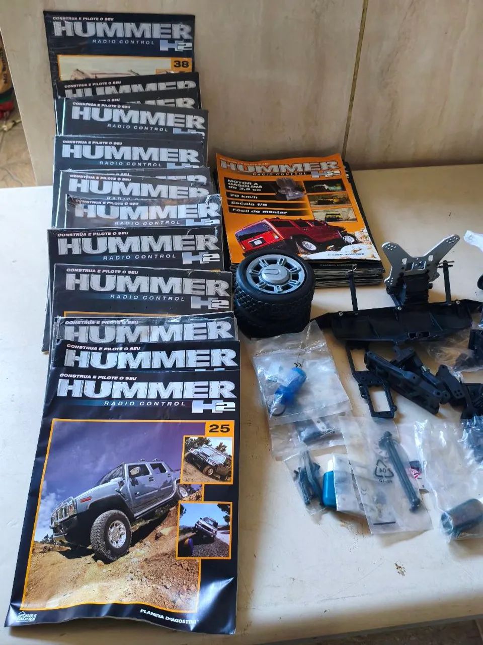 Peças carrinho automodelo Humer H2 nitro - Foto 5