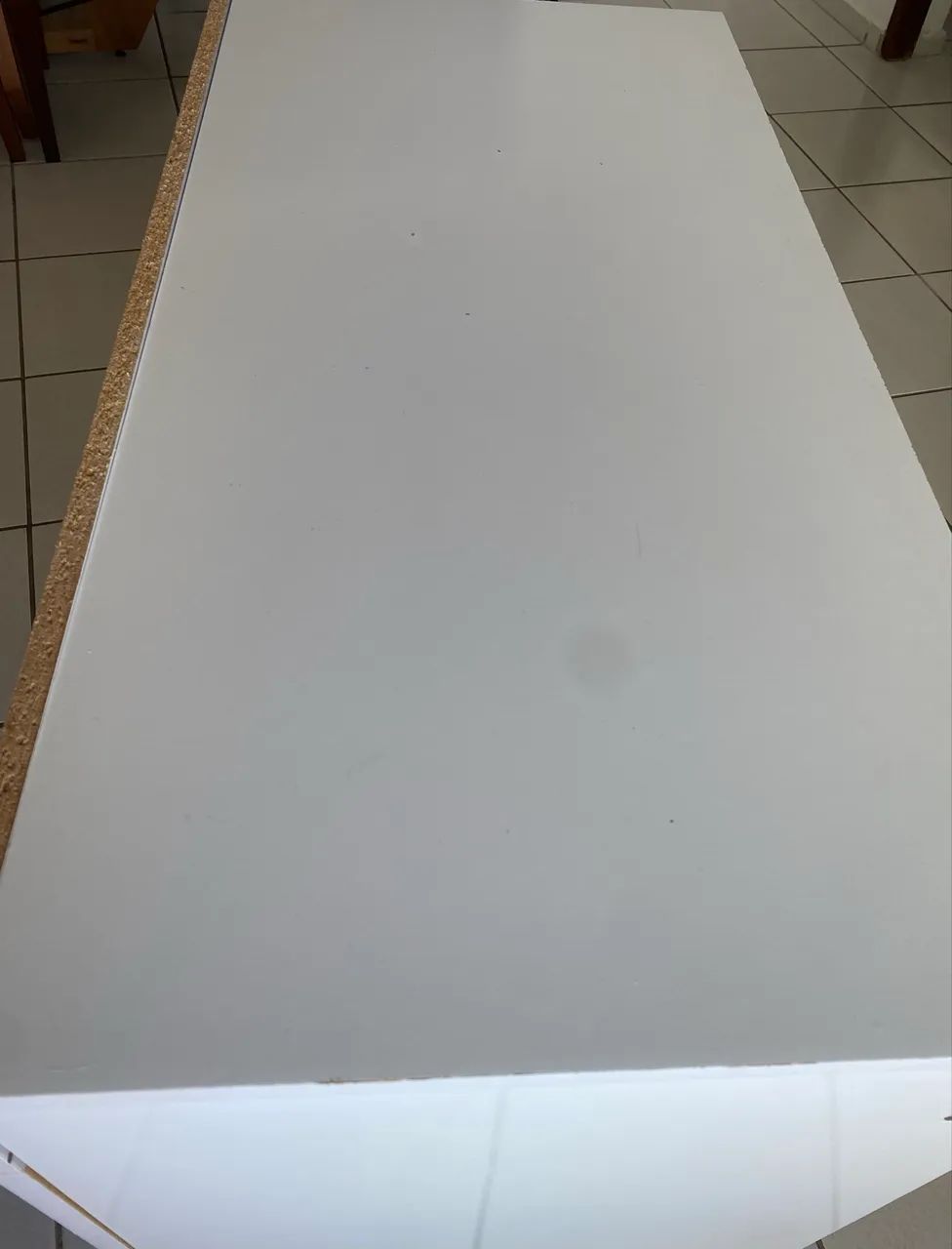 Escrivaninha Branca com Gaveta - Foto 3