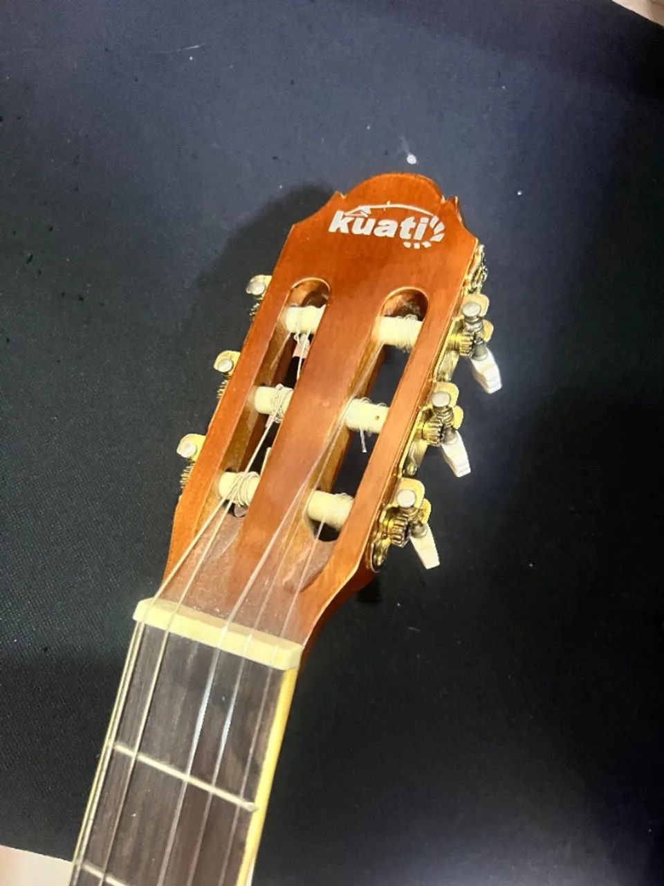 Violão Kuati KS3 eletroacústico NYLON - usado + capa acolchoada - Foto 5