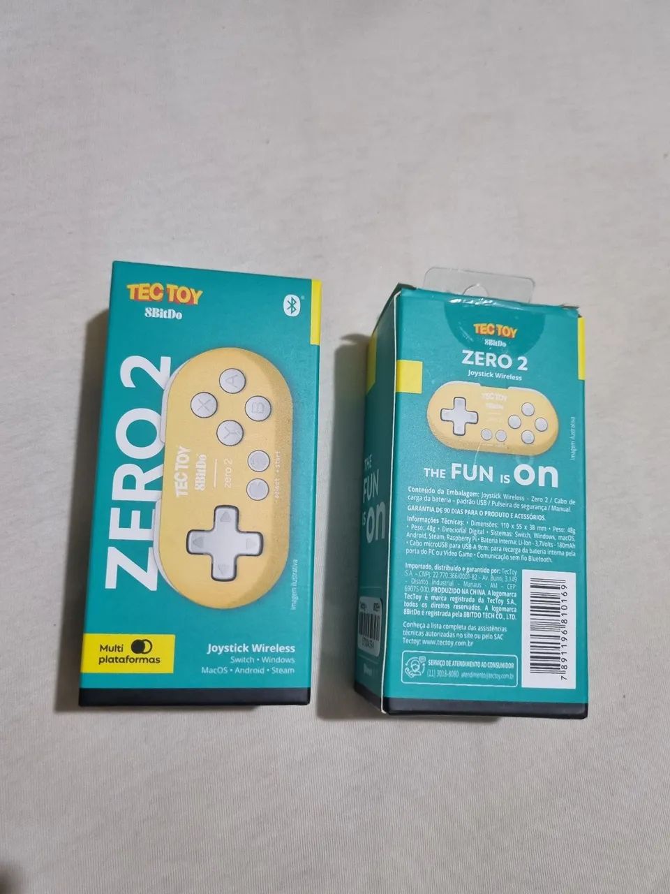  2controle bluetooth zero 2 8bitdo