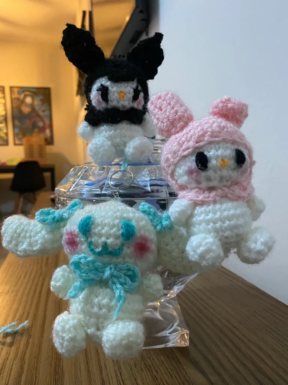 Chaveiros de amigurumi aproximadamente 10 cm - Foto 3