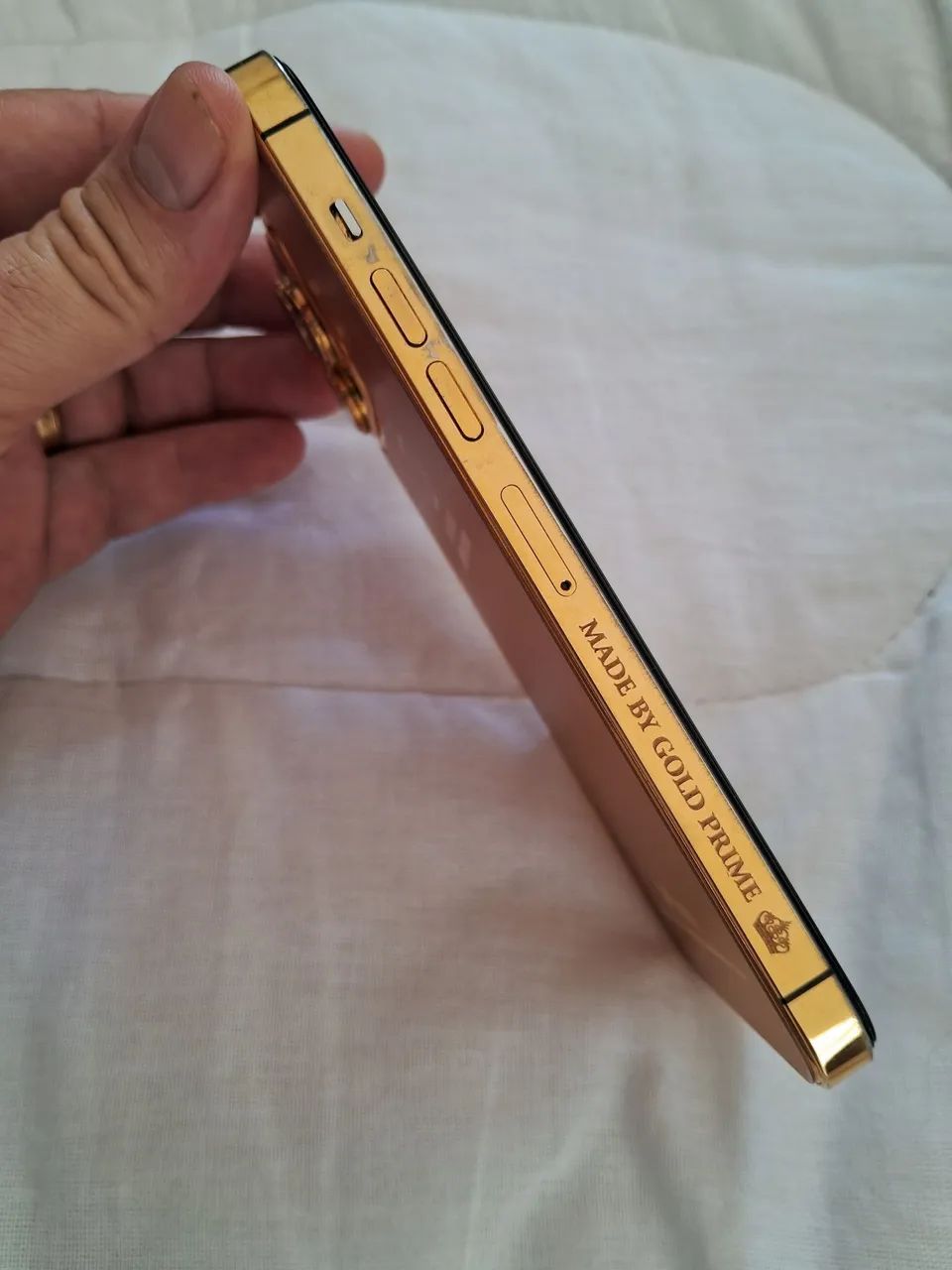 IPHONE 13 PRO MAX FOLHEADO A OURO  - Foto 4