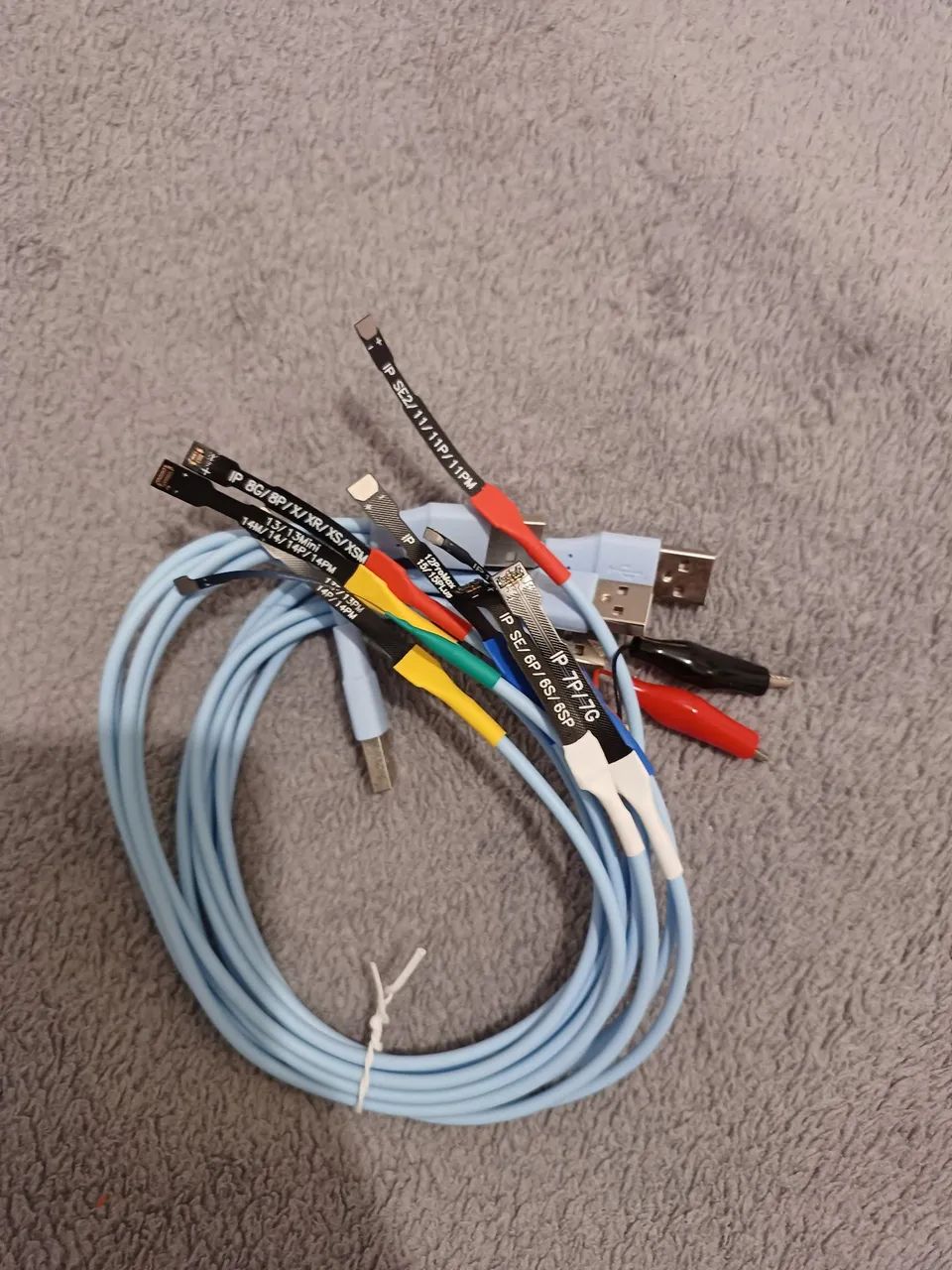 iBoot USB + Cabos de Teste para Reparo de Celulares - Foto 4