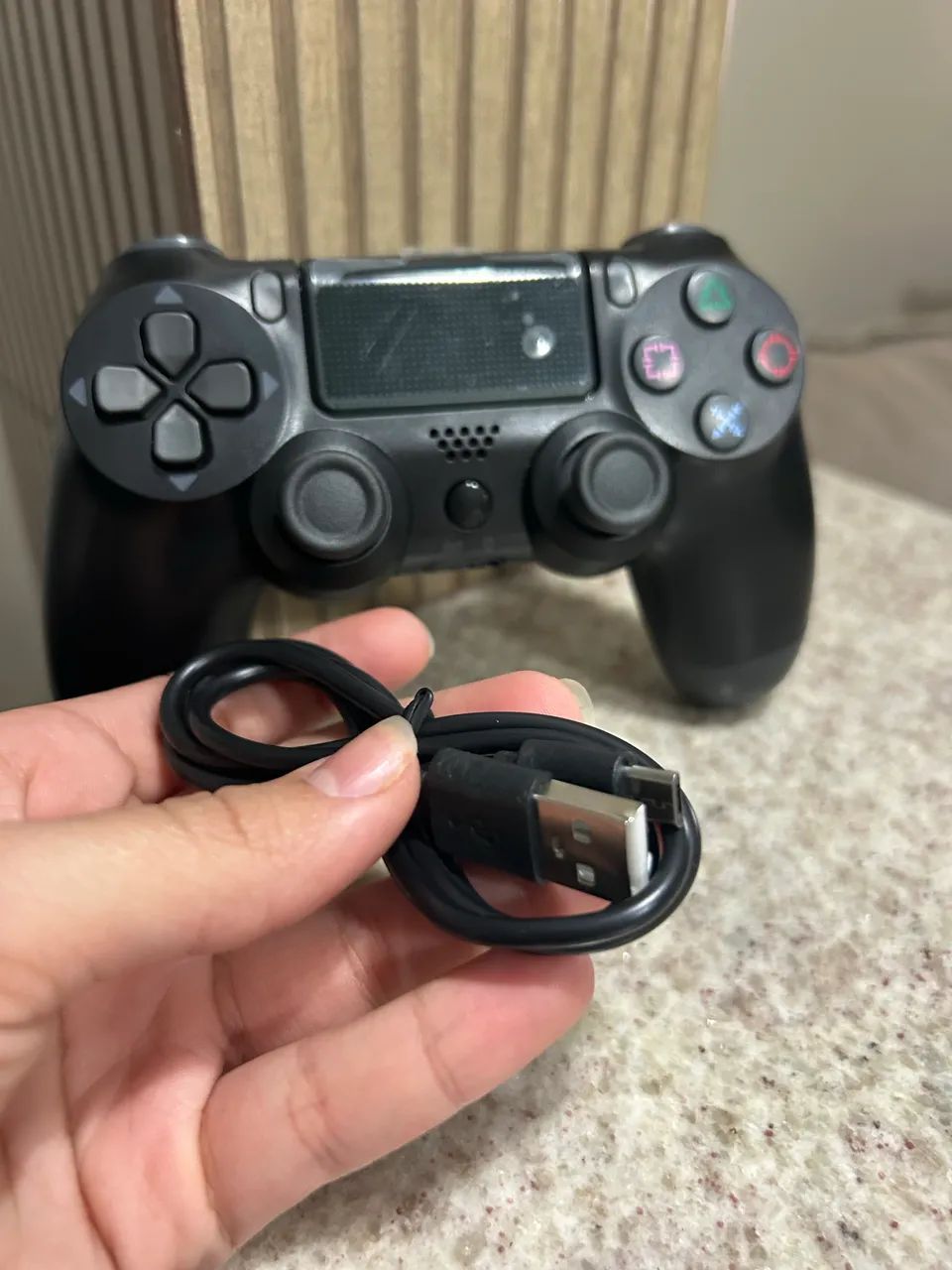 Controle estilo ps4 Compatível com PC - Foto 3