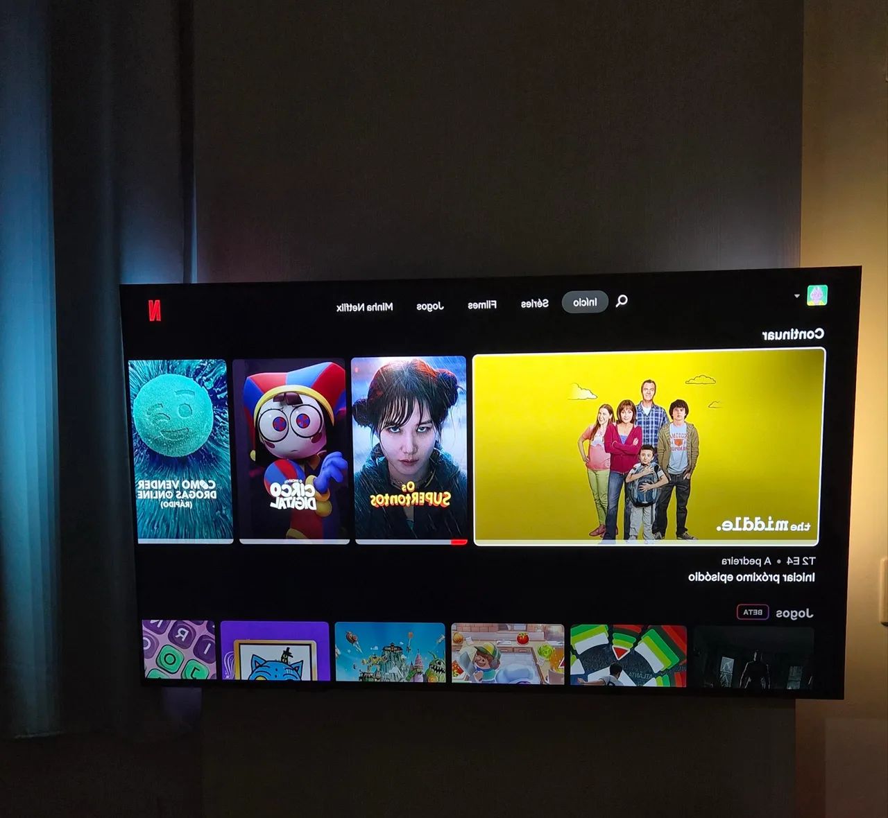 TV 55 polegadas na garantia 