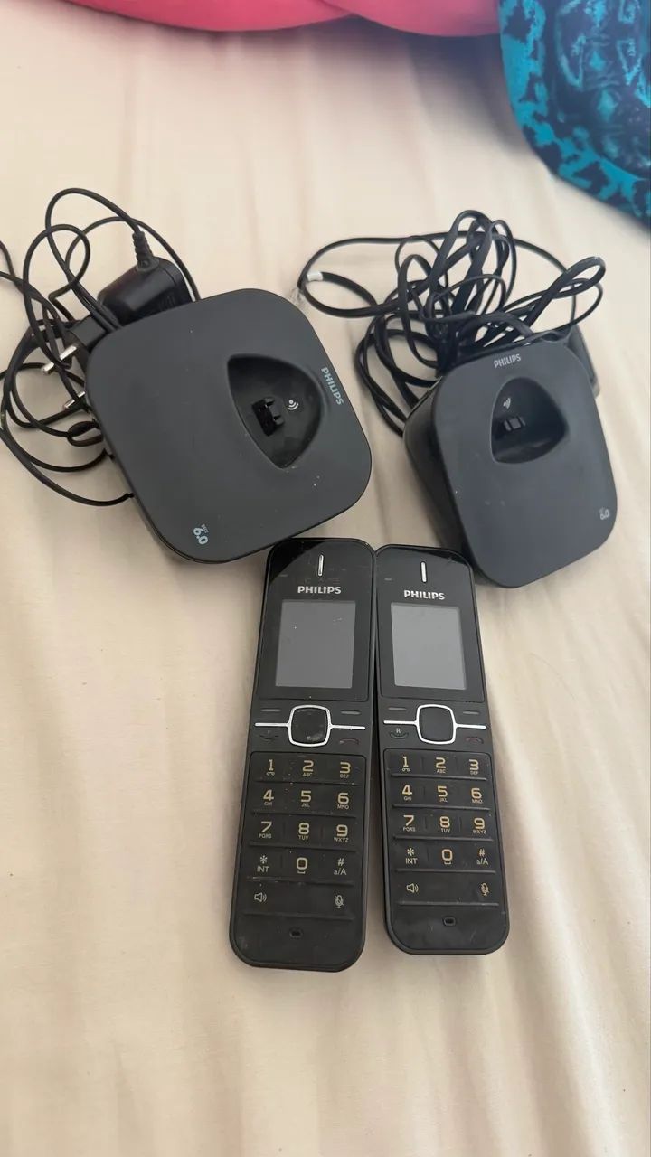 Telefone sem fio Philips com ramal