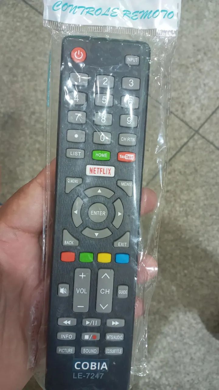 Controles de tv cobia