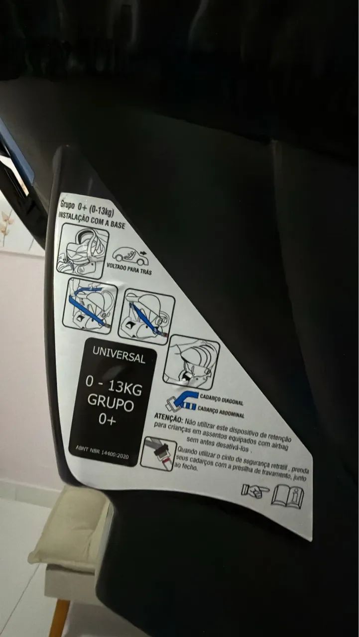 Bebê Conforto Grid Black Galzerano - 0-13KG  - Foto 5