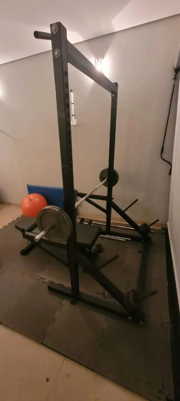 Power rack + banco reclináveis + anilhas  - Foto 3
