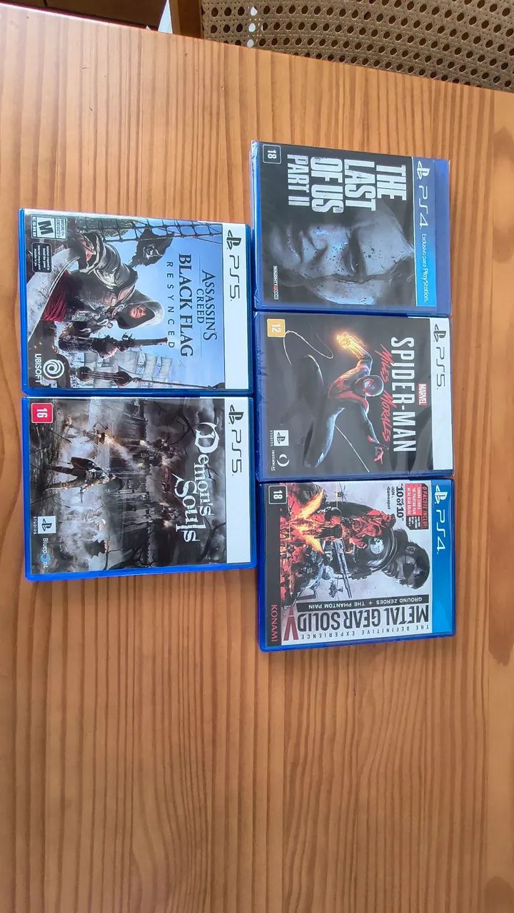 Lote jogos Ps4 Ps5
