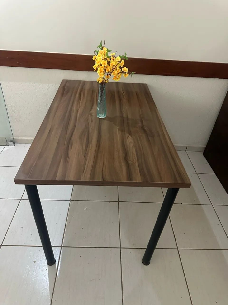 Mesa em mdf com pernas de ferro - Foto 4