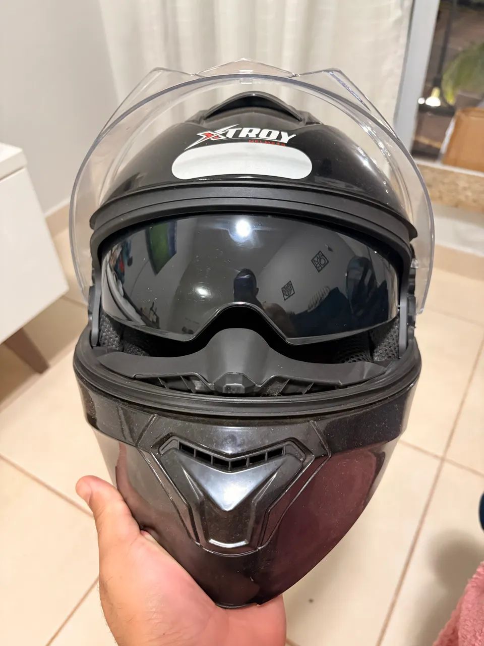 CAPACETE DE MOTO ARTICULADO  - Foto 4