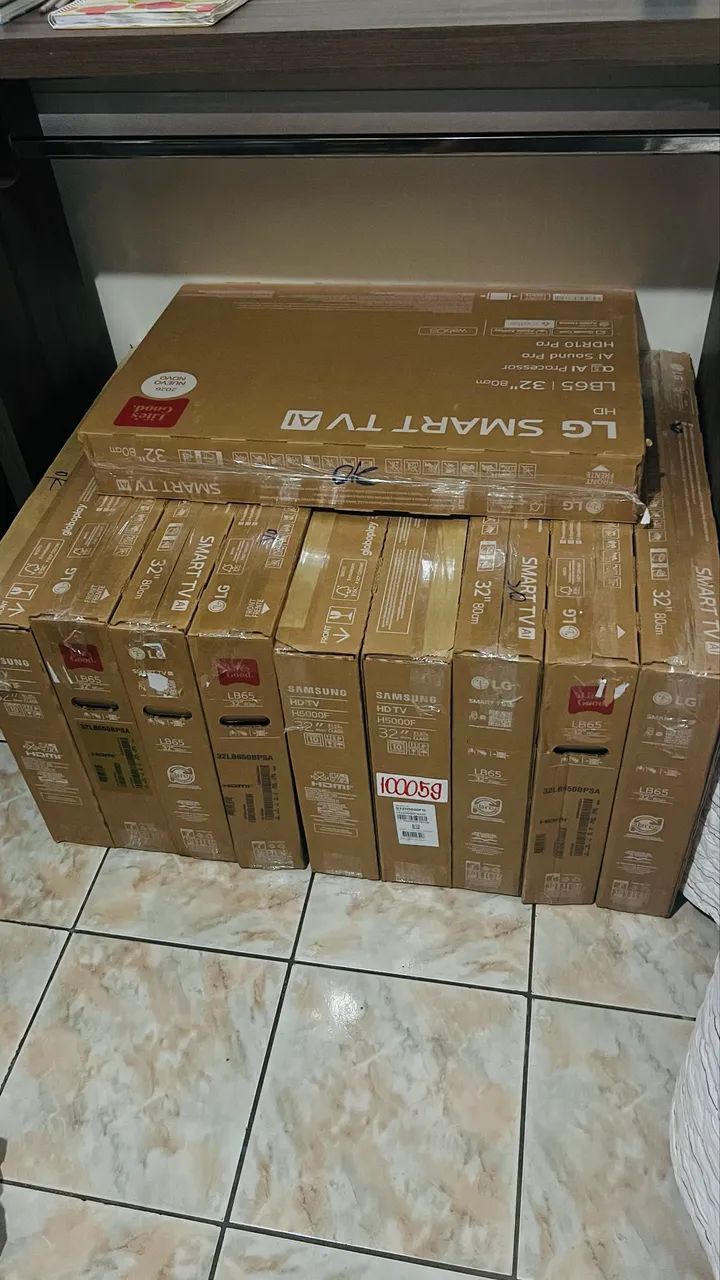 Tv smart 32 polegadas lacrada Samsung e LG 