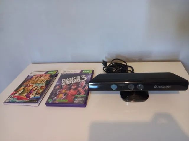 Kinect de Xbox 360 - 2 jogos de kinect