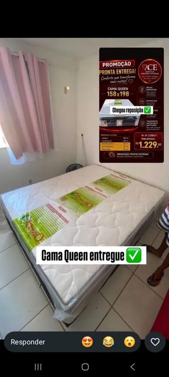 CAMA BOX QUEEN TOPÁZIO  - Foto 4
