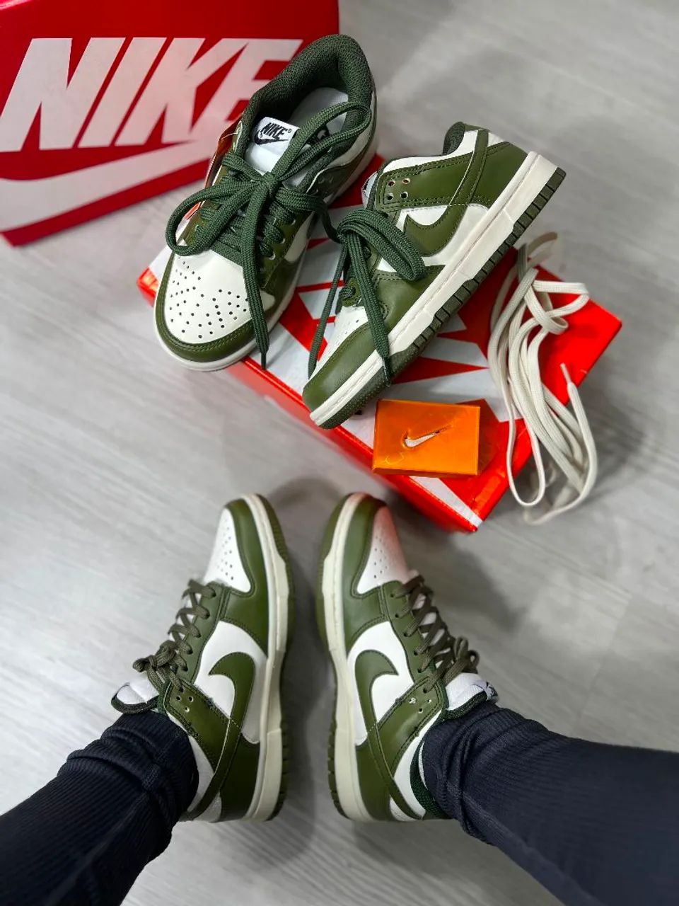 Nike Dunk Verde Musgo  - Foto 3