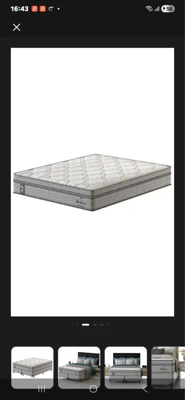 Cama mais colchão  - Foto 3