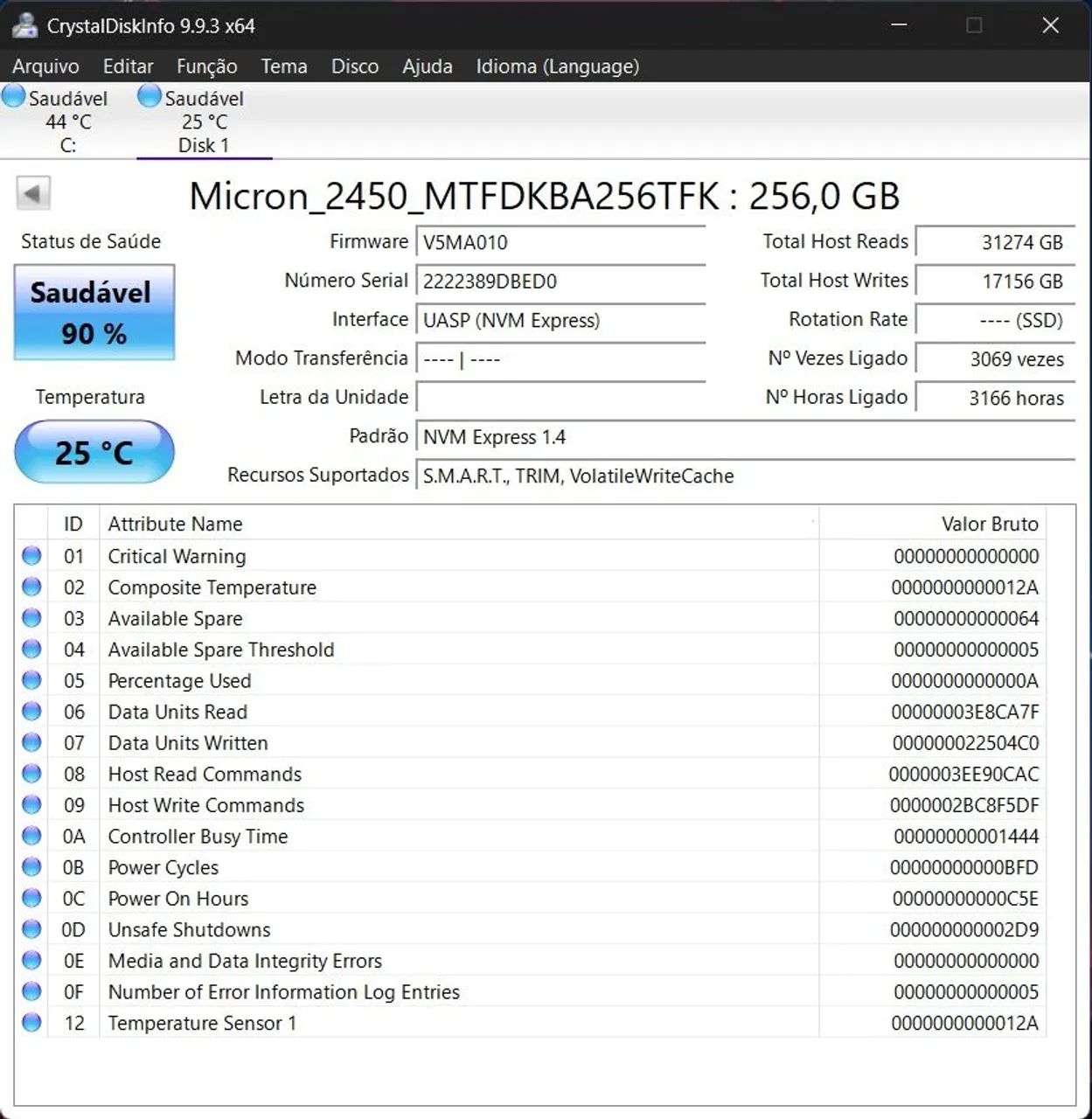 SSD Nmve 256gb - Foto 2