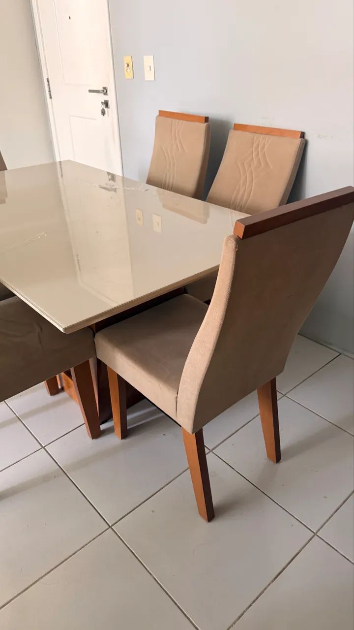 Mesa 6 lugares com cadeiras  - Foto 4
