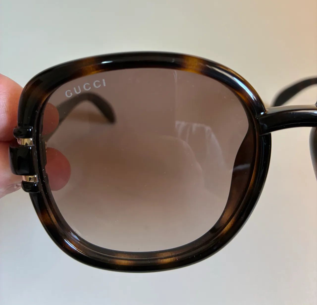 Óculos de Sol Gucci Feminino Marrom - Foto 2
