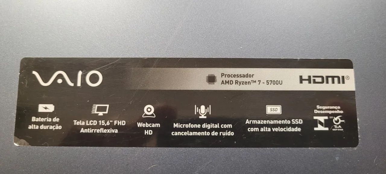 Notebook Sony VAIO COM DEFEITO - VJFE59F11X - Foto 3
