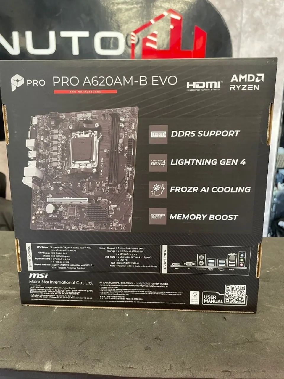 Placa-Mãe MSI PRO A620M-B EVO, AMD AM5, mATX, DDR5 - PROA620AMBEVO - Foto 2