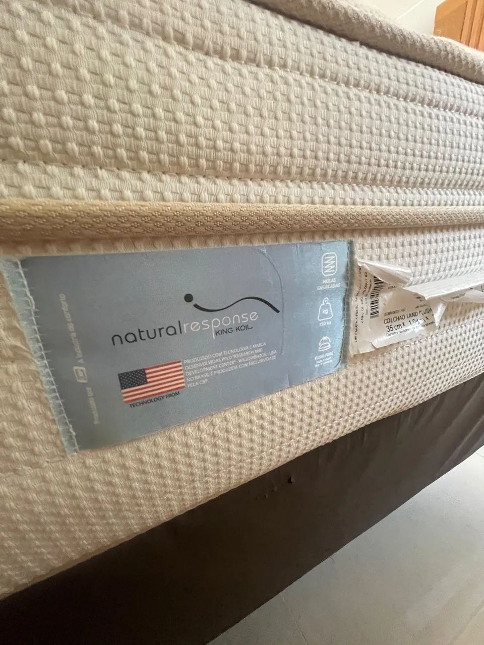 Cama Box Queen + Colchão King Koil de Molas Ensacadas - Foto 2