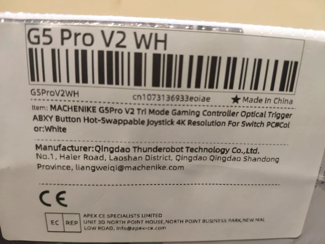 Machenike G5Pro V2 Branco sem dock. Novo e lacrado! - Foto 4