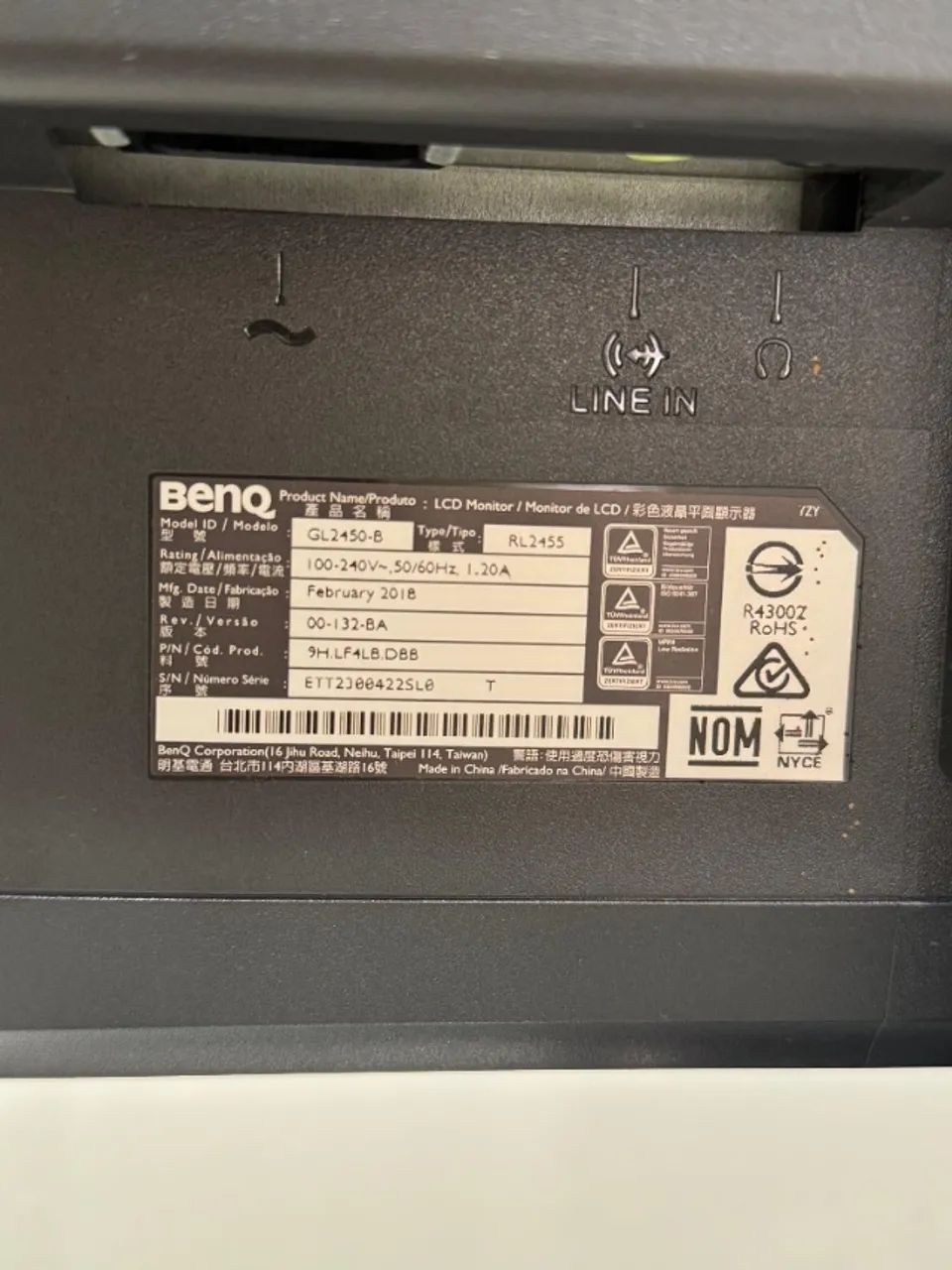 monitor benq gl2450-b - Foto 4