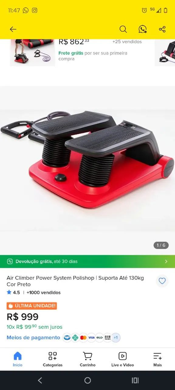 Simulador de caminhada