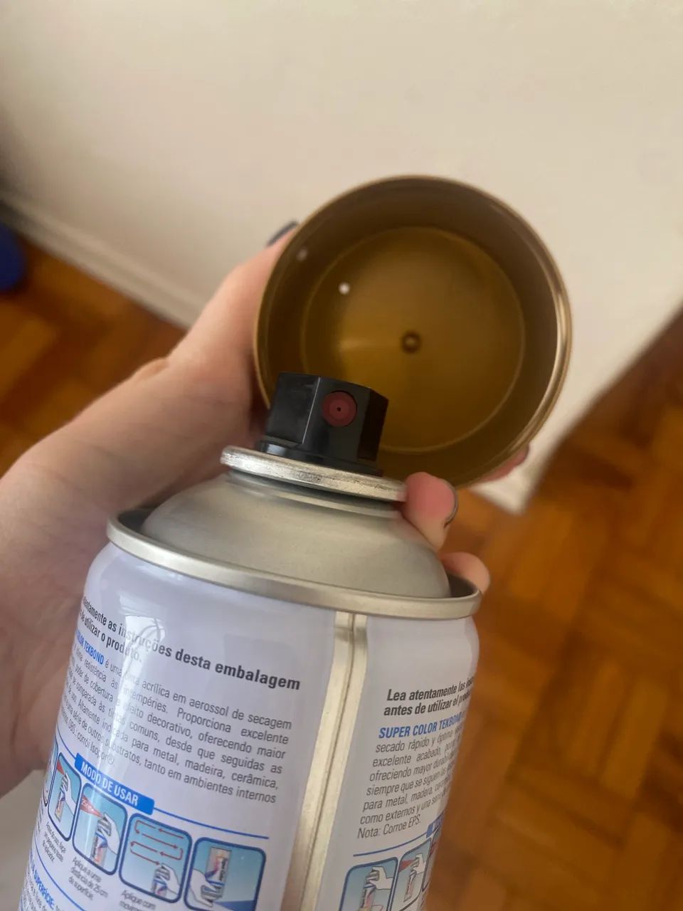 Spray Tek Bond Metalico OURO - Sem Uso - Foto 4