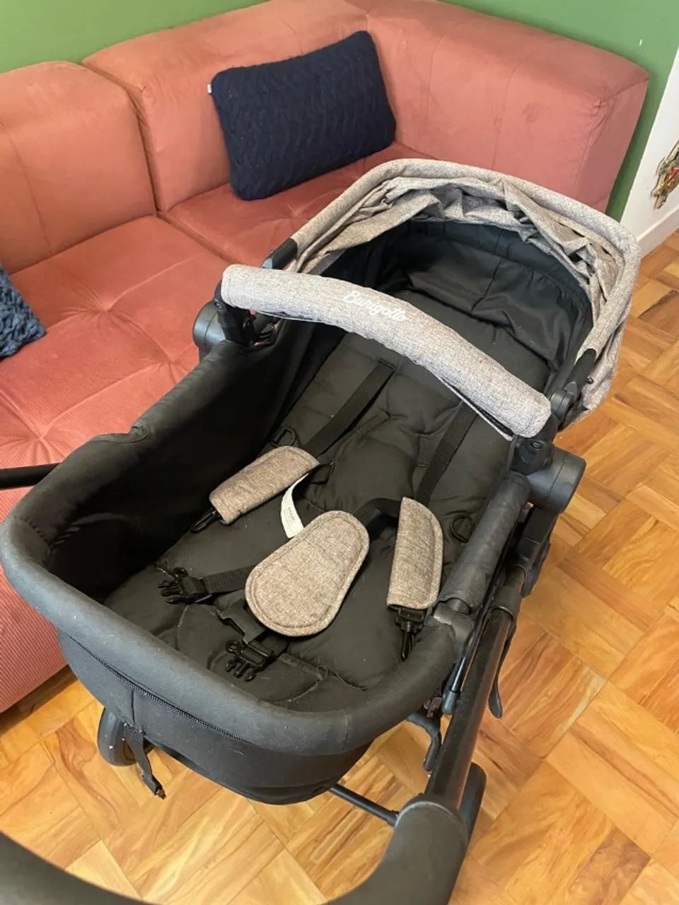 Carrinho de bebê Burigotto - moisés - Foto 4
