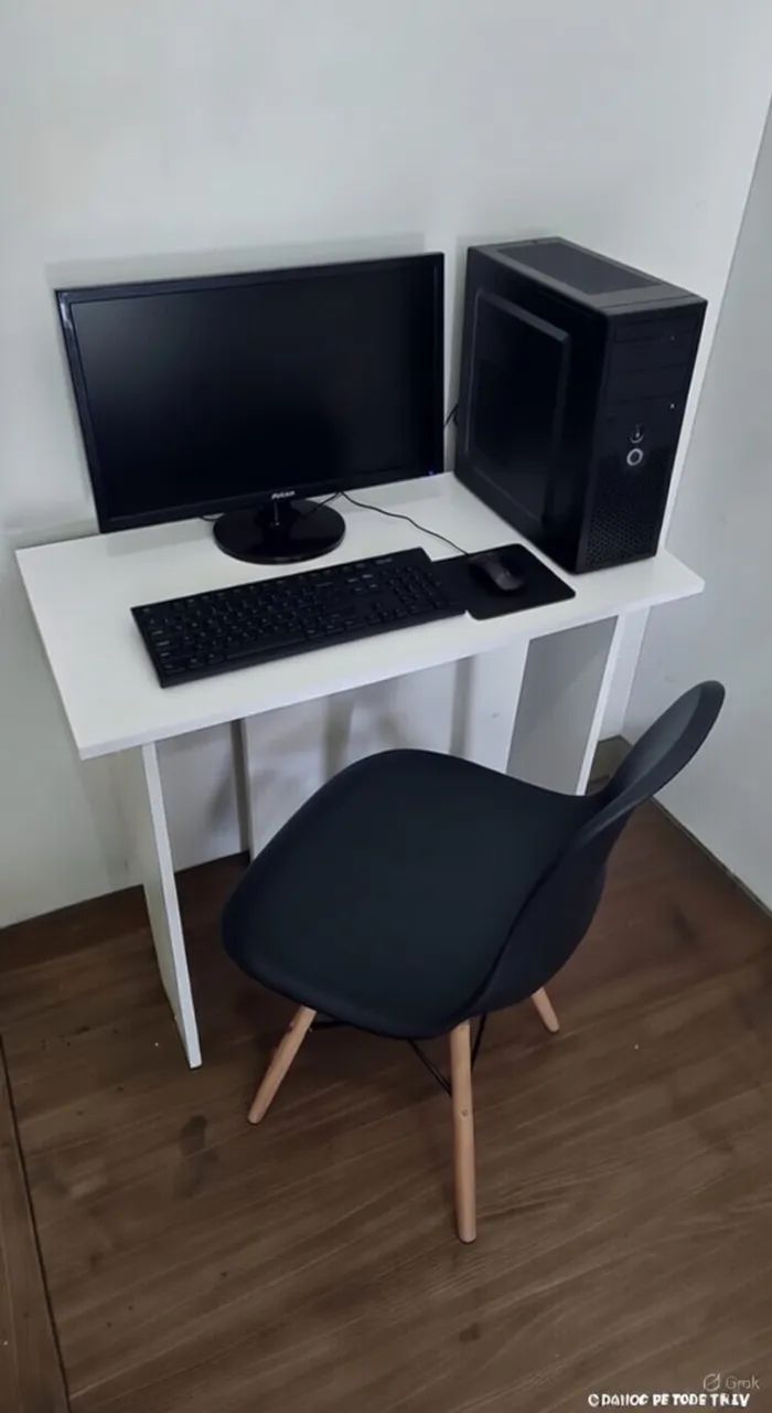 Mesa de Estudo NOVA 100% MDF Escrivaninha Multiuso para Escritório Notebook Computador - Foto 3