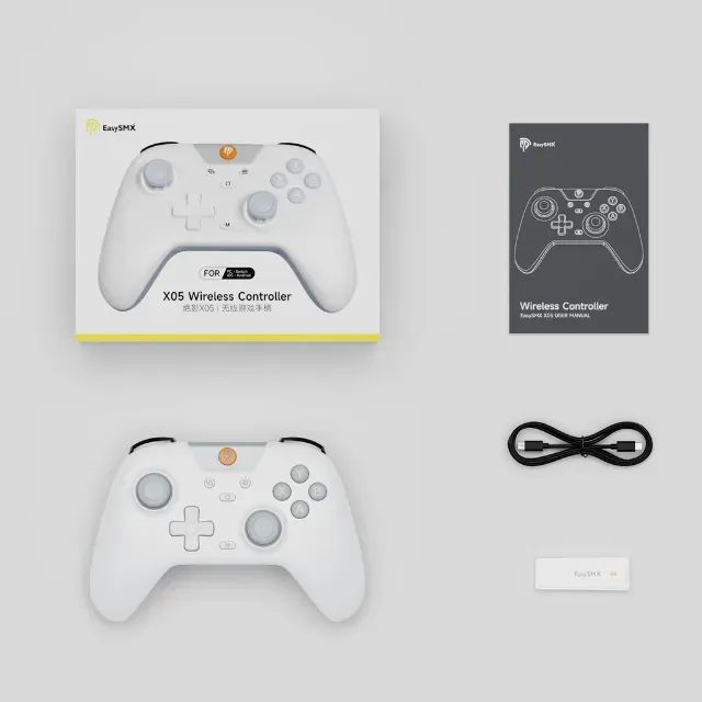 Controle Gamer EasySMX X05 Multiplataforma - Hall Effect (Anti-Drift) - Foto 3
