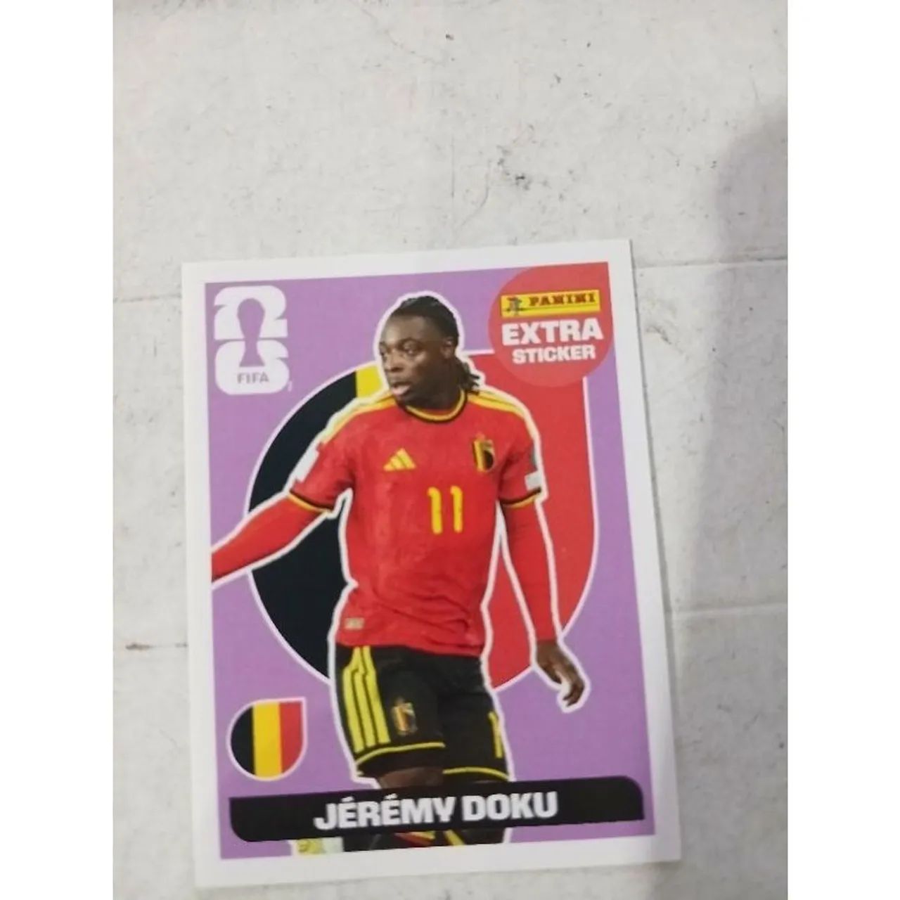 FIGURINHA LEGEND ROXO DO JEREMY DOKU E VALVERDE  - Foto 2