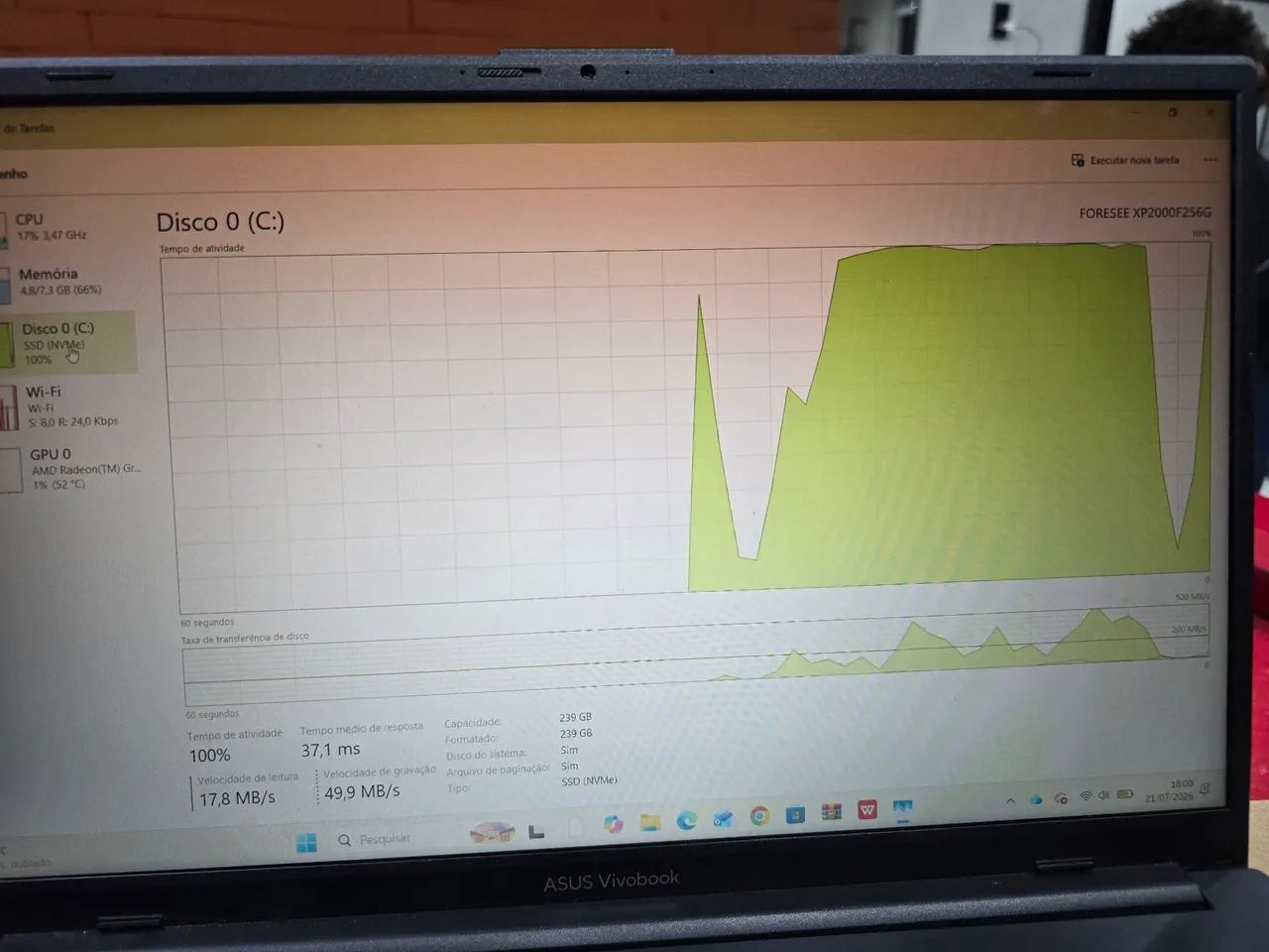 Notebook Asus vivobook - Foto 5